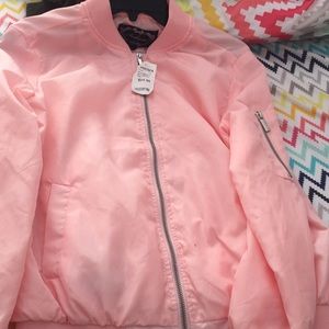 Pink bomber jacket BRAND NEW STILL HAS TAG